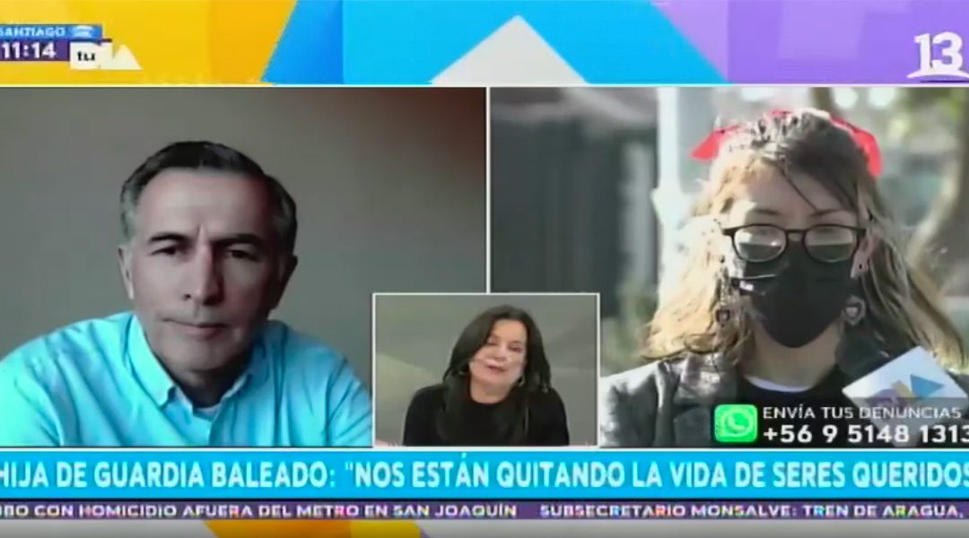 [Canal 13] Entrevista a Aldo Vidal en Matinal Tu Día de Canal 13
